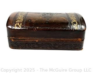 Gilt Tooled Italian Leather Box
