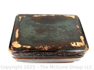 Gilt Tooled Italian Leather Box