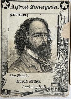 Collections of Victorian Era Cards Including Authors, Birds, Nursery Rhymes, etc