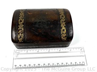 Gilt Tooled Italian Leather Box