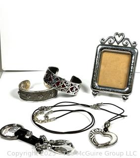 Group of Brighton Costume Jewelry and Photo Frame