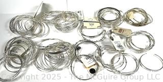 Group of Costume Jewelry Bangle Bracelets New with Tags.