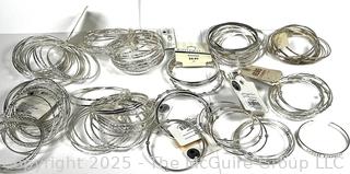 Group of Costume Jewelry Bangle Bracelets New with Tags.