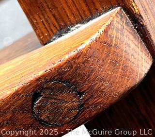 Limbert Stamped Arts & Crafts Mission Oak Rocking Chair c 1910