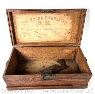 Young Carpenters Wood Tool Chest