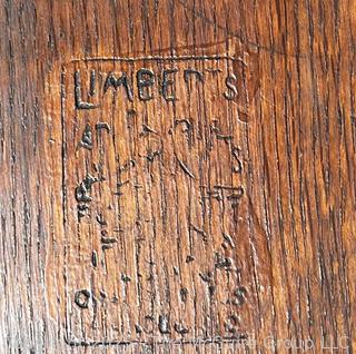 Limbert Stamped Arts & Crafts Mission Oak Rocking Chair c 1910