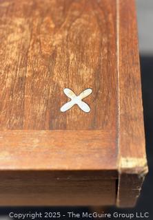 Mid Century Modern American Side Table with Drawer. Martinsville. Some damage 