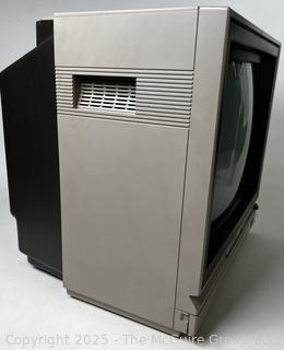 Commodore 1702 Color Video CRT Monitor Computer for Retro Gaming. Powers up but Not Tested with Video Input.