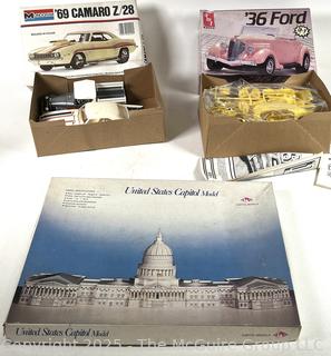 Three (3) Models Including Camaro, Ford and US Capital