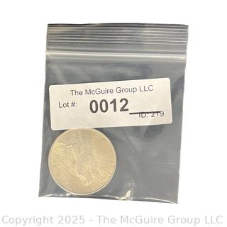 1922 (P) US Liberty Head Peace Dollar Silver Coin