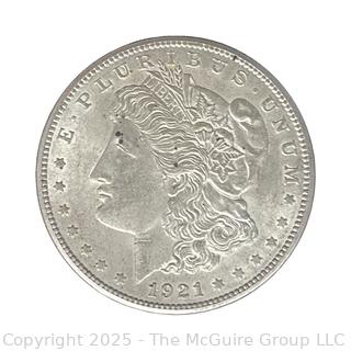 1921 (S) US Morgan Head Silver Dollar Coin
