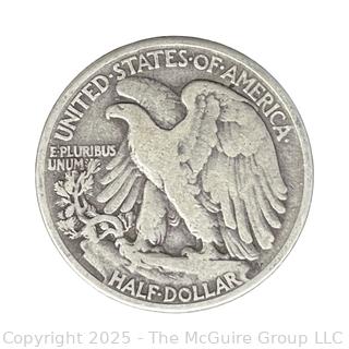 1942 (P) US Walking Liberty Half Dollar 50 Cent Coin