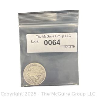 1942 (P) US Walking Liberty Half Dollar 50 Cent Coin