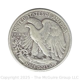1942 (P) US Walking Liberty Half Dollar 50 Cent Coin