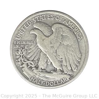 1942 (P) US Walking Liberty Half Dollar 50 Cent Coin