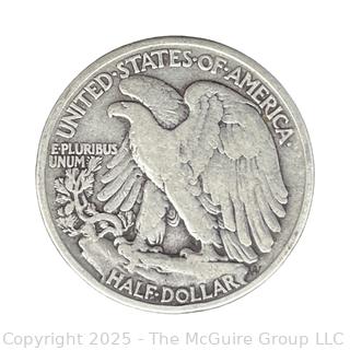 1942 (P) US Walking Liberty Half Dollar 50 Cent Coin