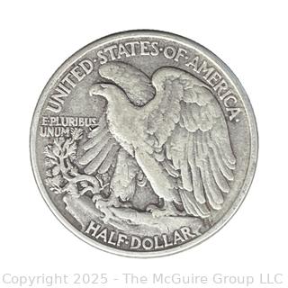 1942 (P) US Walking Liberty Half Dollar 50 Cent Coin