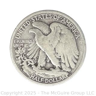 1942 (S) US Walking Liberty Half Dollar 50 Cent Coin