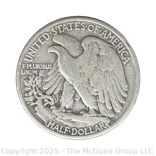 1942 (P) US Walking Liberty Half Dollar 50 Cent Coin