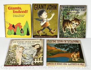 Five (5) Children's Books Including Giant John