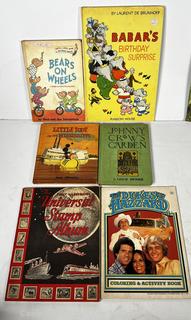 Ten (10) Children's Books Including Babar