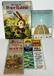 Ten (10) Children's Books Including Babar