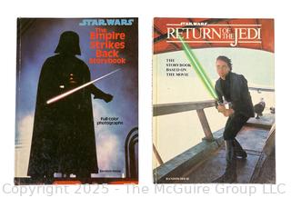 Two (2) Storybooks: 1980 Star Wars The Empire Strikes Back and 1983 Return of the Jedi 