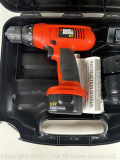 Black & Decker 6.5V Electric Drill in Case (untested)