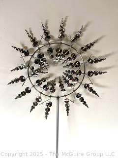 Sunburst Metal Yard Decor