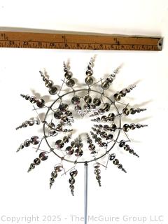 Sunburst Metal Yard Decor