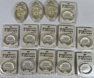 Group of Magnetic Therapy Bracelets, New in Case