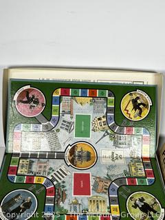 Four (4) Board Games Including Fun City, Peg Poker, Monopoly and Go For Broke