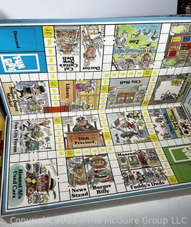 Four (4) Board Games Including Fun City, Peg Poker, Monopoly and Go For Broke