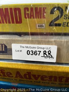 Four (4) Board Games Including Magic Copier, Wildlife Adventure, $10,000 Pyramid & Championship Baseball