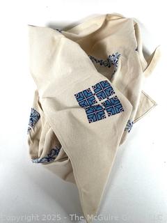 Ukrainian Embroidered Throw.  34" x 60"