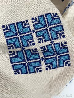 Ukrainian Embroidered Throw.  34" x 60"