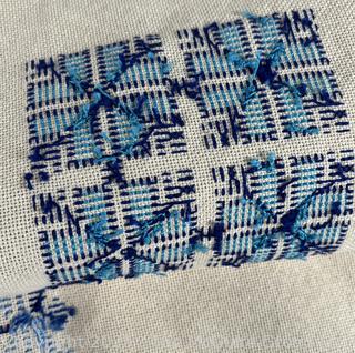 Ukrainian Embroidered Throw.  34" x 60"