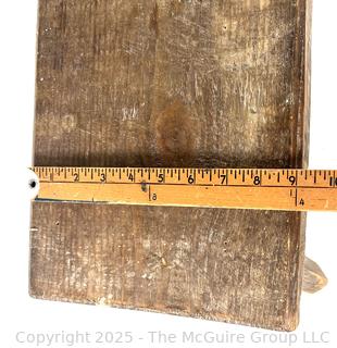 Primitive Wood Log Stool 