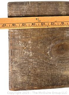 Primitive Wood Log Stool 