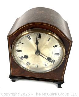 Haller Oak Mantle Clock in Wood Case
