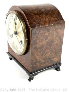 Haller Oak Mantle Clock in Wood Case