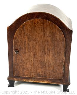 Haller Oak Mantle Clock in Wood Case