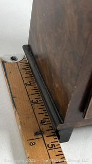 Haller Oak Mantle Clock in Wood Case