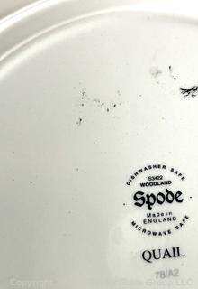 Eight (8) Spode Woodland Pheasant Dinner Plates