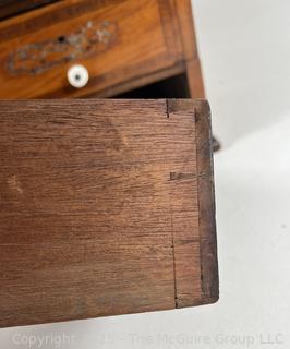 Primitive Table Top Two (2) Drawer Chest or Cabinet. 9 x 8 x 10.5"