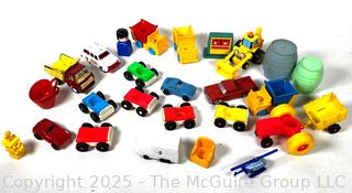 Toy Cars and Vehicles Including Fisher Price "Little People"