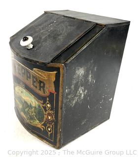 General Store Countertop Pepper Spice Tin 