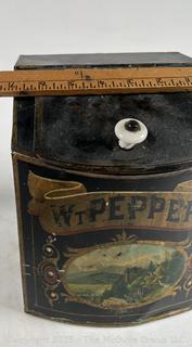 General Store Countertop Pepper Spice Tin 