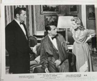 8 x 10 Black & White Promotional Photos for The Grass is Green Staring Cary Grant & Robert Mitchum 1960