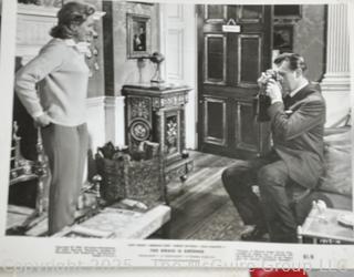 8 x 10 Black & White Promotional Photos for The Grass is Green Staring Cary Grant & Robert Mitchum 1960